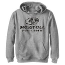 Boy's Mossy Oak Black Water Fishing Logo Pull Over Hoodie