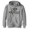 Boy's Mossy Oak Black Water Fishing Logo Pull Over Hoodie