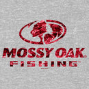 Boy's Mossy Oak Red Water Fishing Logo Pull Over Hoodie
