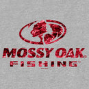 Boy's Mossy Oak Red Water Fishing Logo T-Shirt