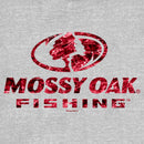 Junior's Mossy Oak Red Water Fishing Logo T-Shirt