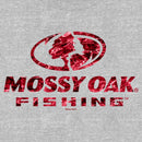 Women's Mossy Oak Red Water Fishing Logo T-Shirt