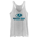 Women's Mossy Oak Blue Water Fishing Logo Racerback Tank Top