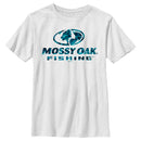 Boy's Mossy Oak Blue Water Fishing Logo T-Shirt