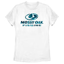 Women's Mossy Oak Blue Water Fishing Logo T-Shirt