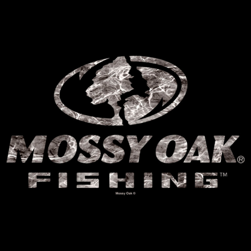 Boy's Mossy Oak Water Fishing Logo Pull Over Hoodie