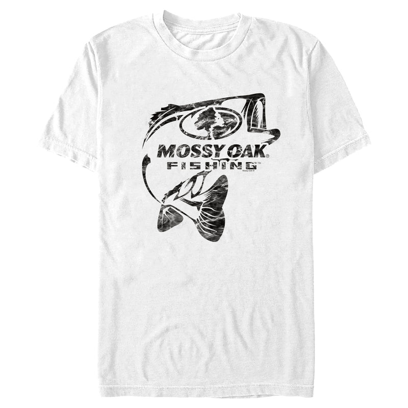 Men's Mossy Oak Black Fish Classic Logo T-Shirt