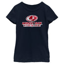 Girl's Mossy Oak Red Water Bold Logo T-Shirt