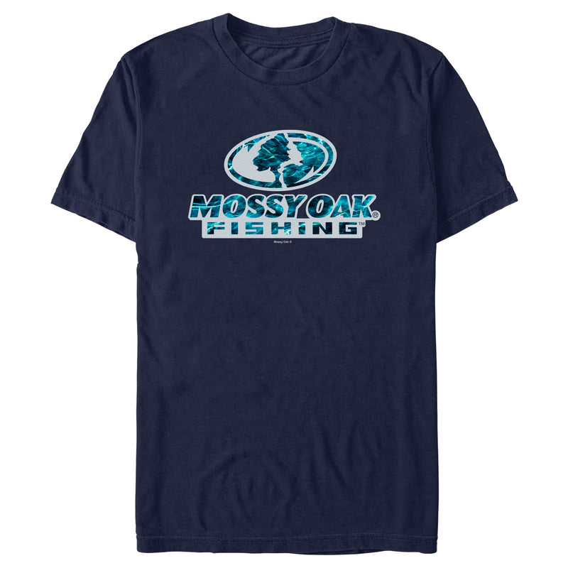 Men's Mossy Oak Blue Water Bold Logo T-Shirt