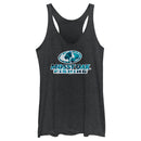 Women's Mossy Oak Blue Water Bold Logo Racerback Tank Top