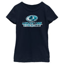 Girl's Mossy Oak Blue Water Bold Logo T-Shirt