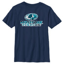 Boy's Mossy Oak Blue Water Bold Logo T-Shirt