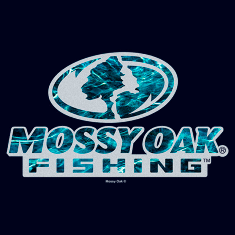 Junior's Mossy Oak Blue Water Bold Logo T-Shirt