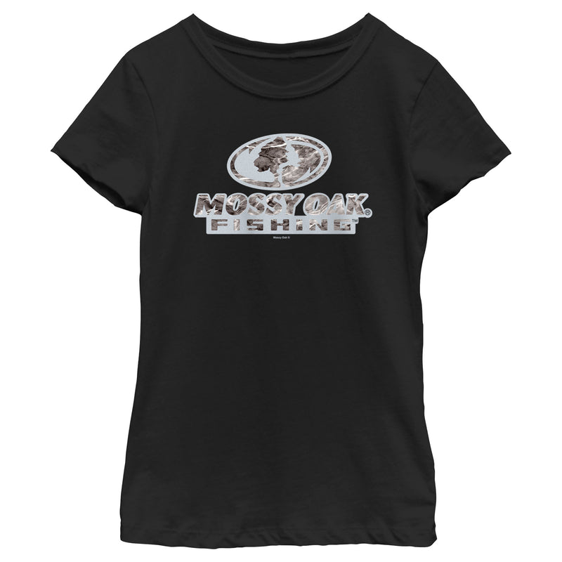 Girl's Mossy Oak Fishing Bold Logo T-Shirt