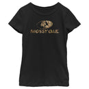 Girl's Mossy Oak Grass Blades Filled Logo T-Shirt