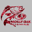 Men's Mossy Oak Bass Fishing Red Logo T-Shirt