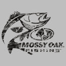 Men's Mossy Oak Bass Fishing Black Logo T-Shirt