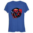 Junior's Spider-Man: Beyond Amazing Web Slinger Circle T-Shirt