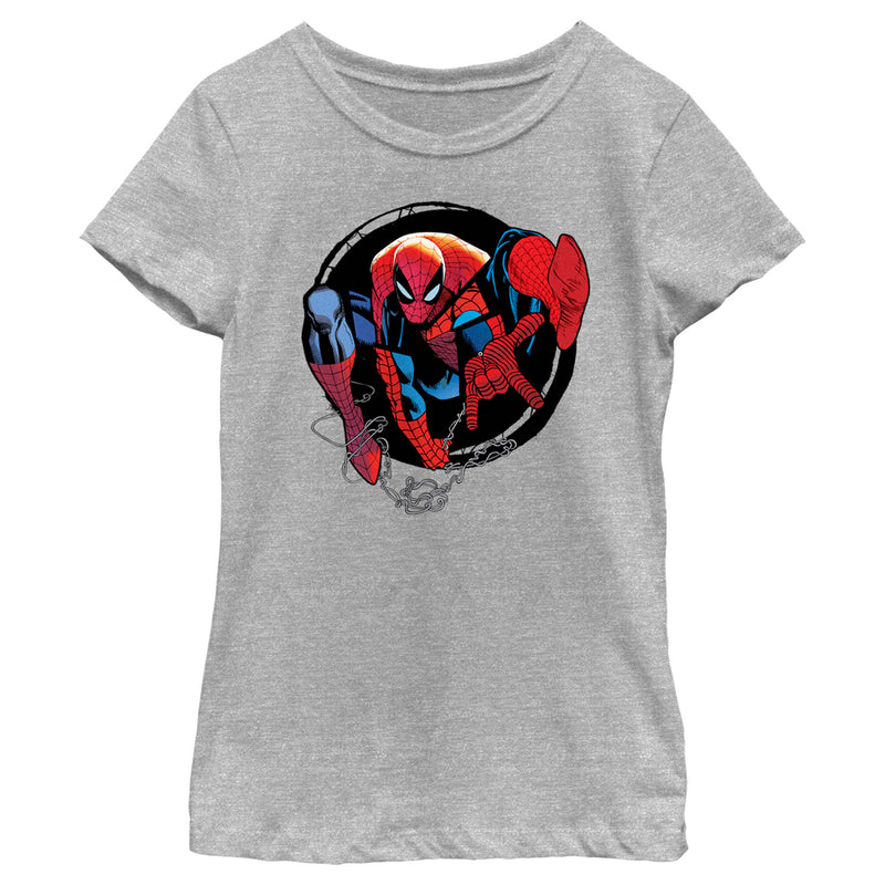 Girl's Spider-Man: Beyond Amazing Web Slinger Circle T-Shirt