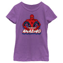 Girl's Spider-Man: Beyond Amazing Retro Pose T-Shirt