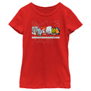 Girl's Spider-Man: Beyond Amazing Comic Clippings Logo T-Shirt