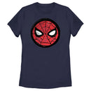 Women's Spider-Man: Beyond Amazing Mask Sketch Circle T-Shirt