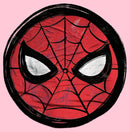 Girl's Spider-Man: Beyond Amazing Mask Sketch Circle T-Shirt