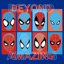 Junior's Spider-Man: Beyond Amazing Mask Squares T-Shirt