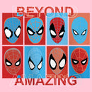 Girl's Spider-Man: Beyond Amazing Mask Squares T-Shirt