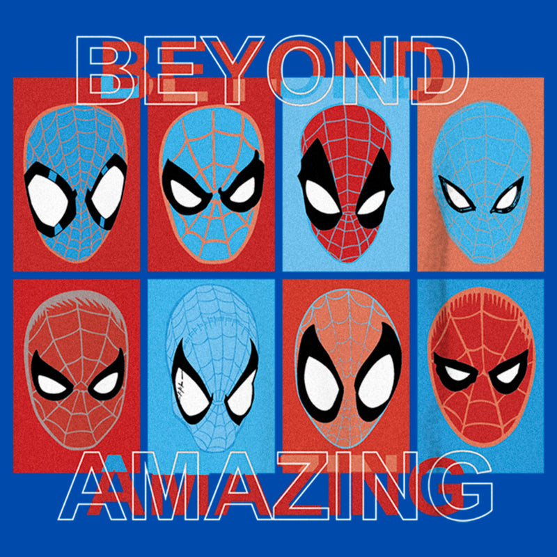 Boy's Spider-Man: Beyond Amazing Mask Squares T-Shirt