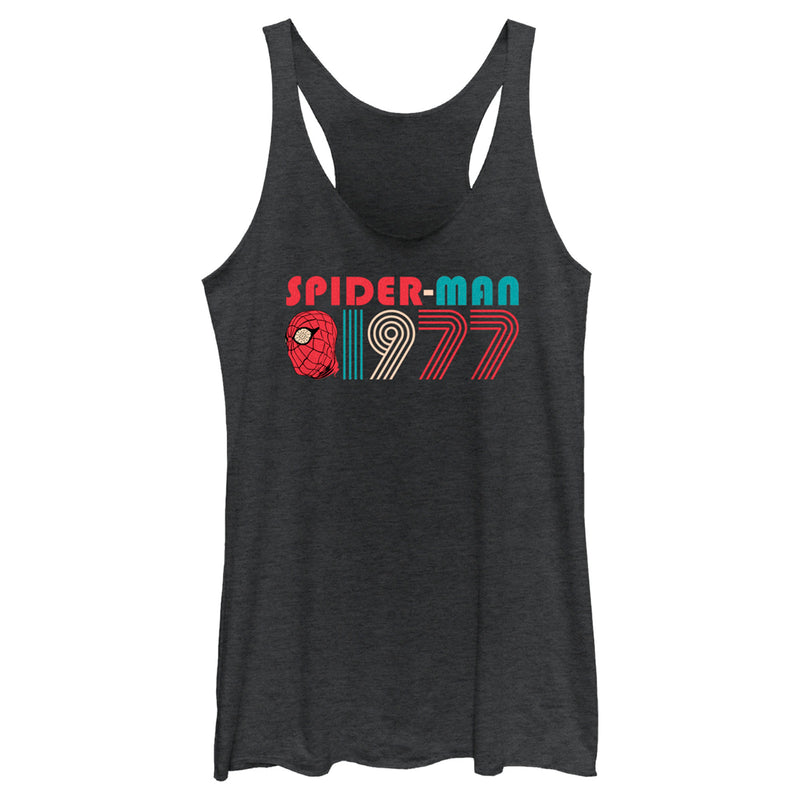 Women's Spider-Man: Beyond Amazing Retro 1977 Racerback Tank Top