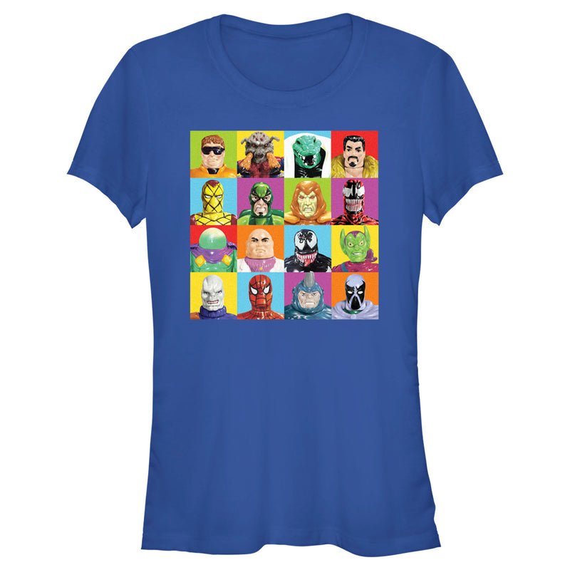 Junior's Spider-Man: Beyond Amazing Toy Villain Squares T-Shirt