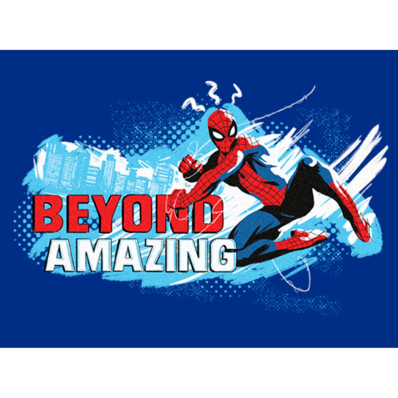 Junior's Spider-Man: Beyond Amazing Swing Pose T-Shirt