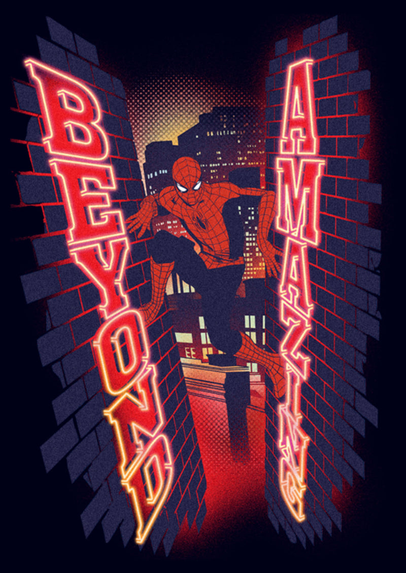 Women's Spider-Man: Beyond Amazing Neon Logo T-Shirt