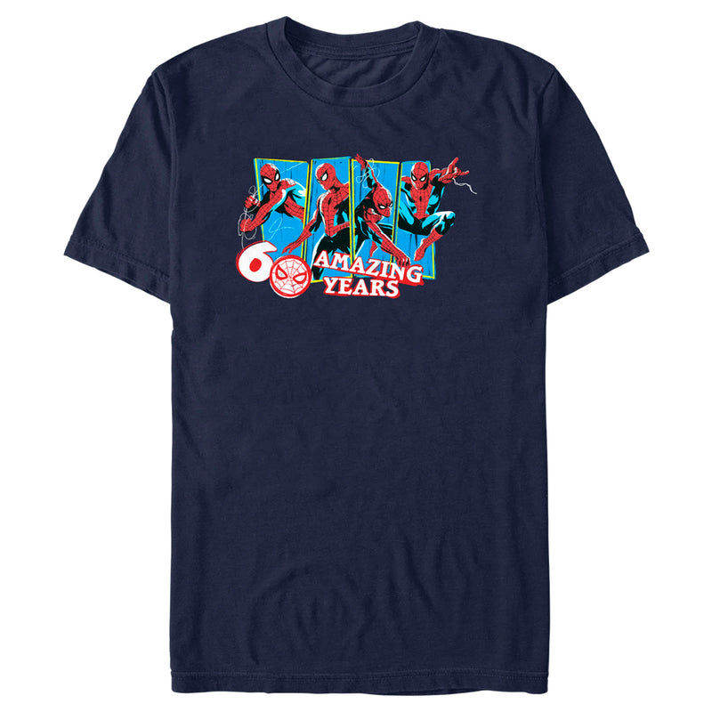 Men's Spider-Man: Beyond Amazing 60 Amazing Years T-Shirt