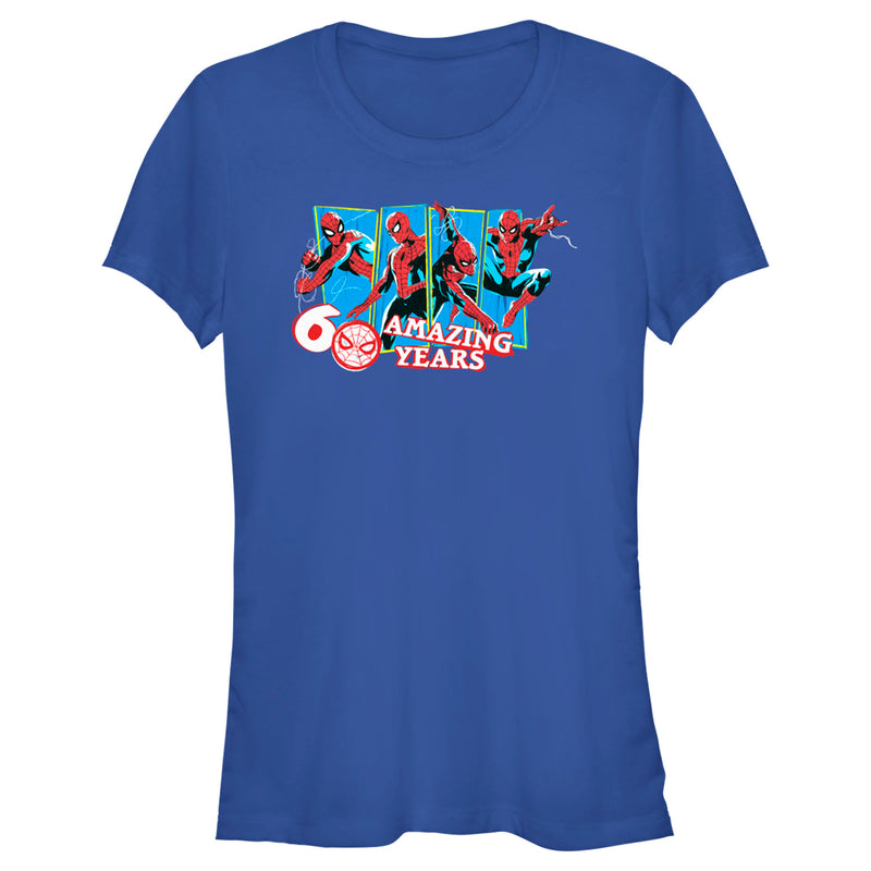 Junior's Spider-Man: Beyond Amazing 60 Amazing Years T-Shirt