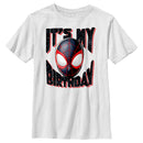 Boy's Marvel Miles Birthday Party Time T-Shirt