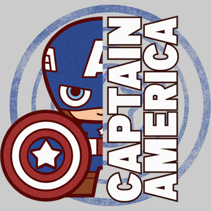 Toddler's Marvel Chibi Captain America T-Shirt