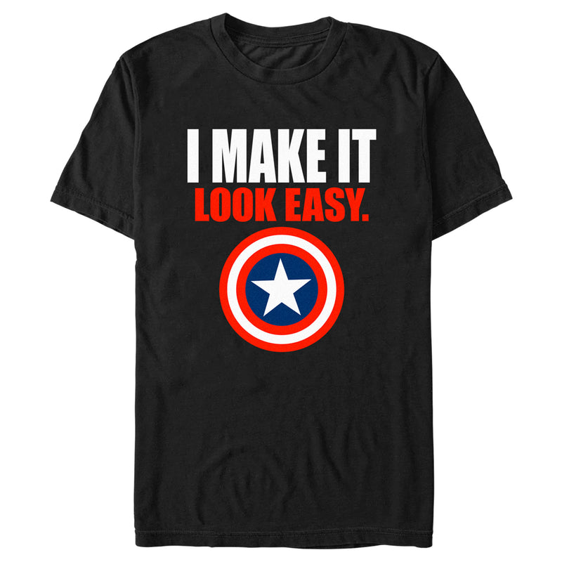 Men's Marvel Captain America I Make It Look Easy T-Shirt