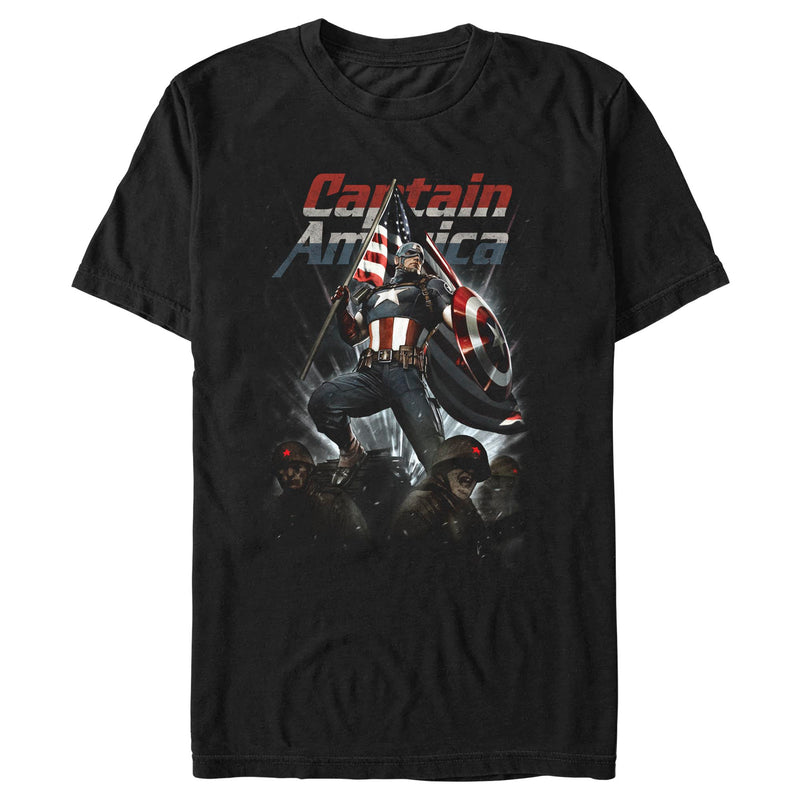 Men's Marvel Captain America Last One Standing T-Shirt