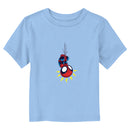 Toddler's Marvel Chibi Spider-Man Hanging Upside Down T-Shirt