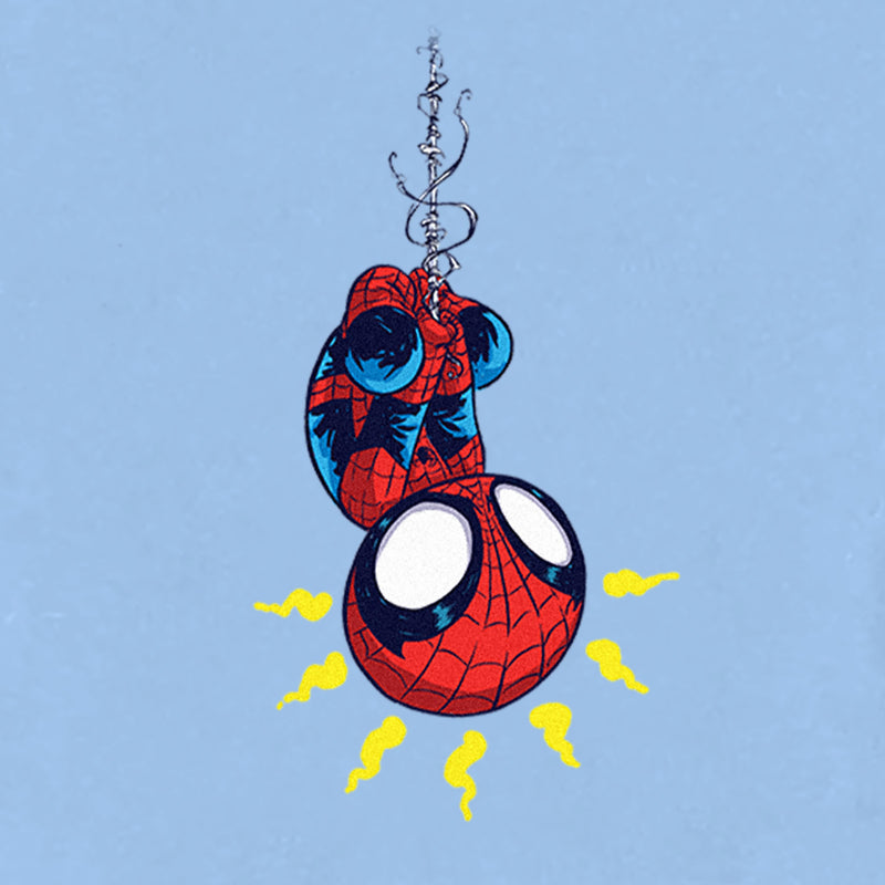 Toddler's Marvel Chibi Spider-Man Hanging Upside Down T-Shirt