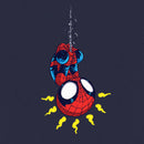 Toddler's Marvel Chibi Spider-Man Hanging Upside Down T-Shirt