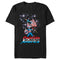 Men's Marvel Captain America Fireworks T-Shirt