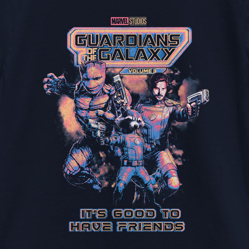 Girl's Guardians of the Galaxy Vol. 3 It's Good to Have Friends T-Shirt