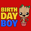 Boy's Guardians of the Galaxy Birthday Boy Pot Plant Groot T-Shirt