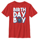 Boy's Marvel Birthday Boy Cap Shield T-Shirt