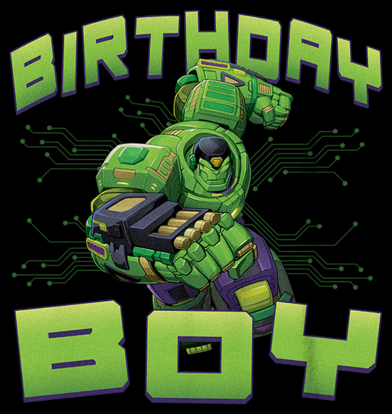 Boy's Marvel Birthday Boy Hulk Mech Suit T-Shirt