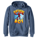 Boy's Marvel Mech Suit Spider-Man Birthday Pull Over Hoodie