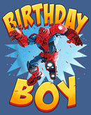 Boy's Marvel Mech Suit Spider-Man Birthday Pull Over Hoodie